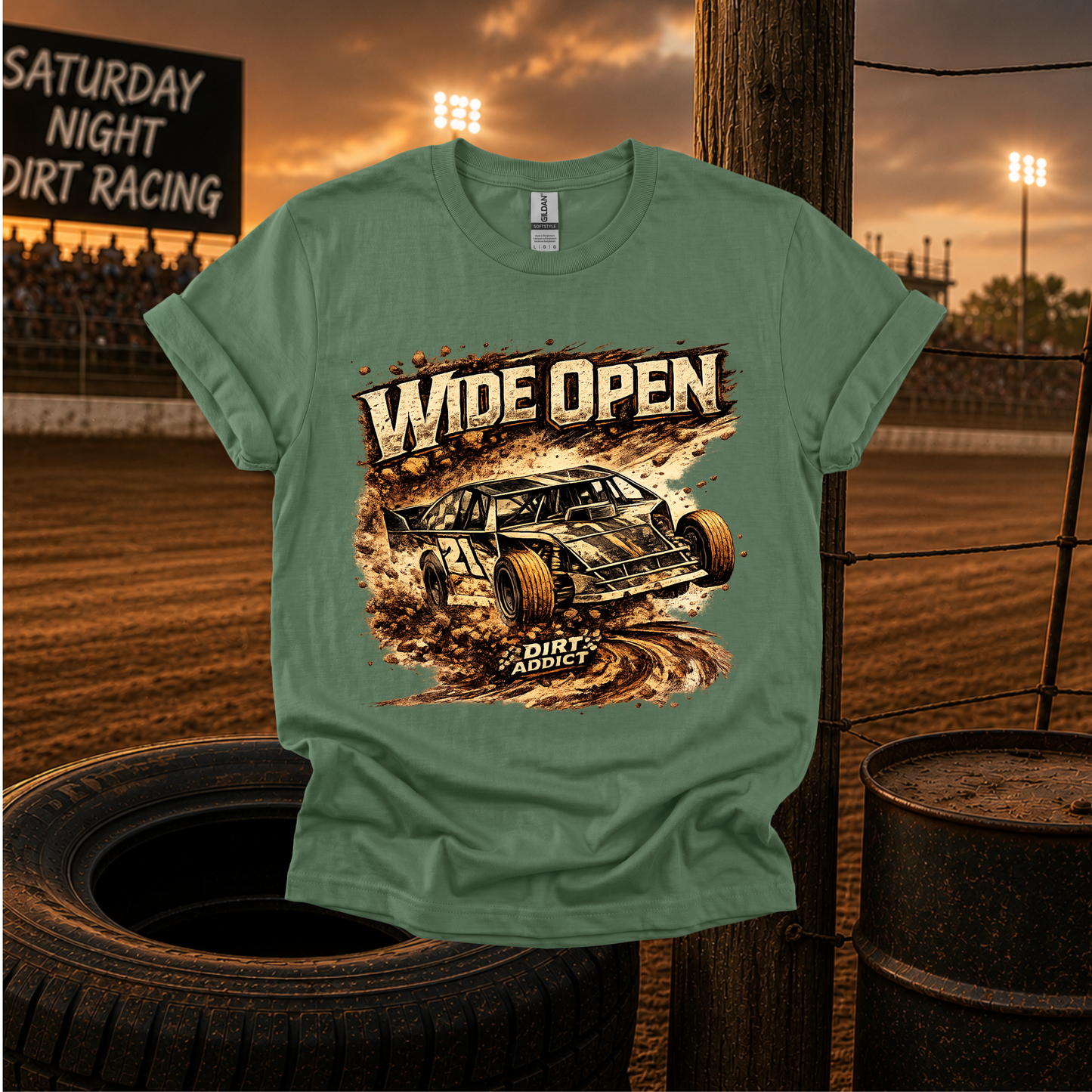 Wide Open Racing T‑Shirt